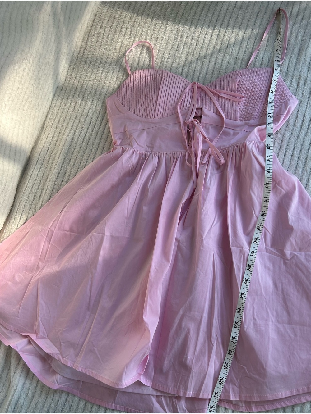 Grey Bandit Noey Dress Women’s Backless Light Pink Summer Dress Size Large NWT - Picture 14 of 14